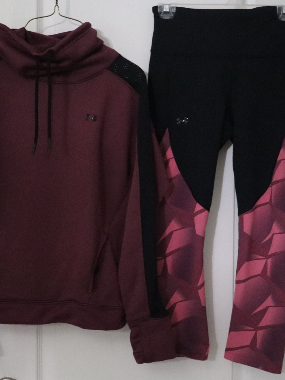 Under Armour Leggings and Matching Hoodie